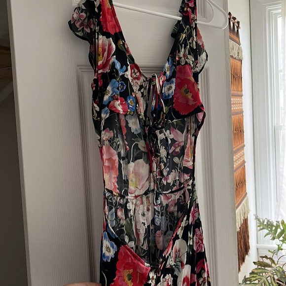 Zara Floral Midi Dress - Picture 3 of 5